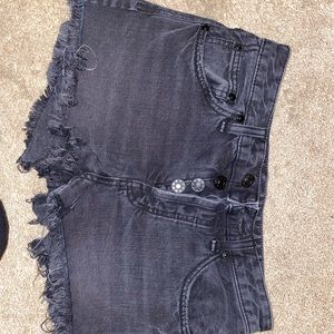 Free people denim shorts